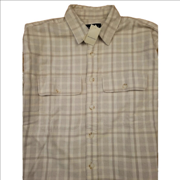Abercrombie & Fitch 90s Oversized Flannel Shirt Medium New W/Tags - Picture 1 of 9